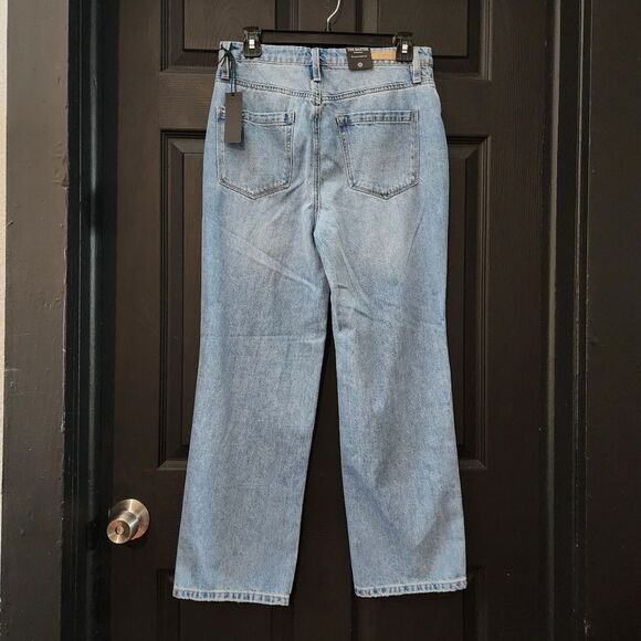 Blank NYC Baxter Rib Cage Jeans Straight Leg with Rips - Picture 8 of 14